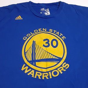Adidas Men's Golden State Warriors Steph Curry Jersey T Shirt Size XL